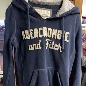 Women’s Abercrombie & Fitch, Navy, Pullover Sweatshirt, S